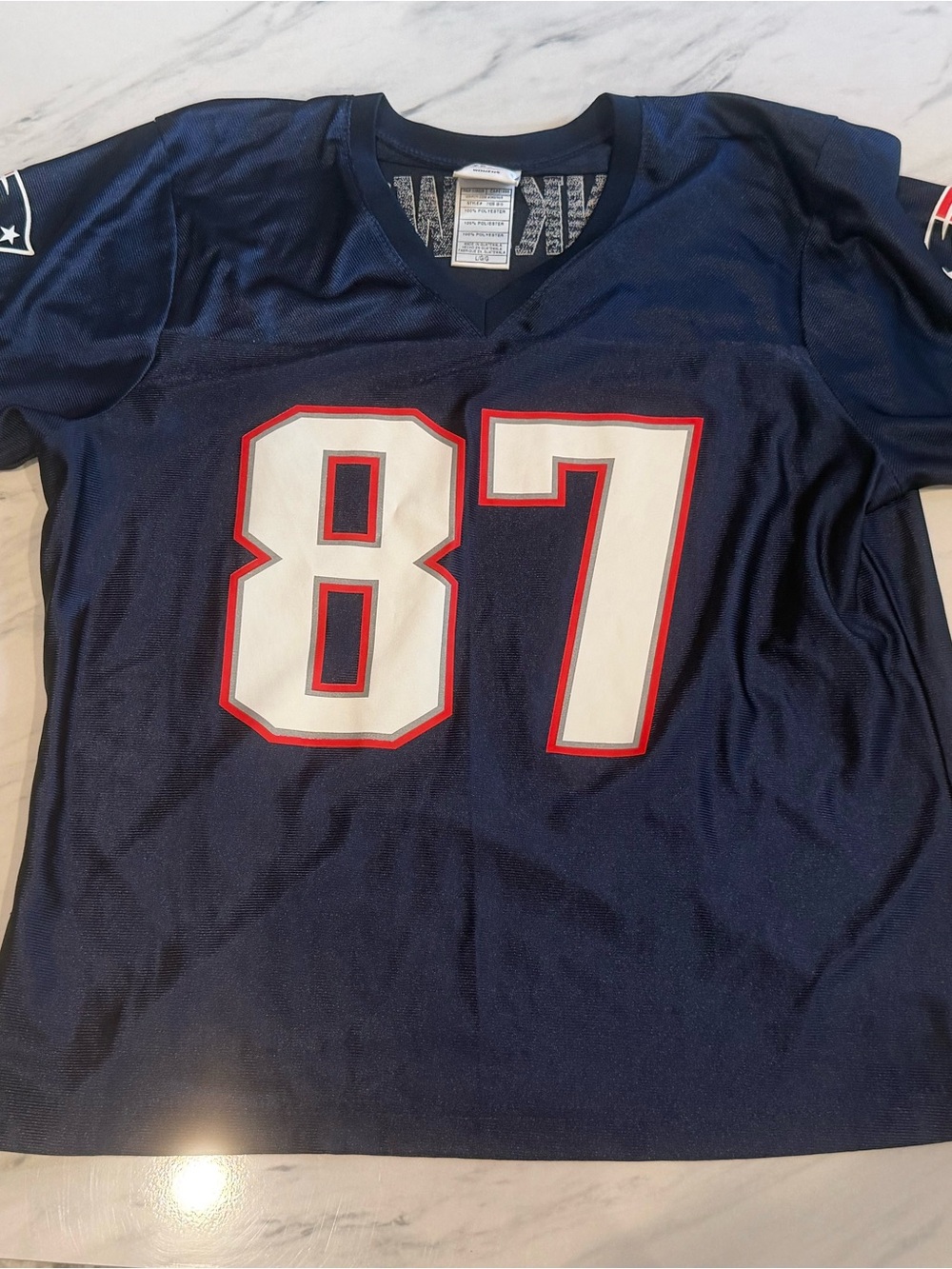 NFL Women’s New England Patriots Football Jersey Size Large